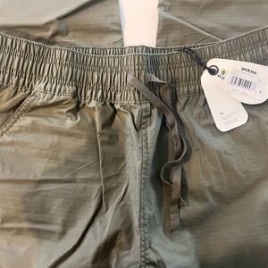 prAna Olive Green Elastic Waist Pants